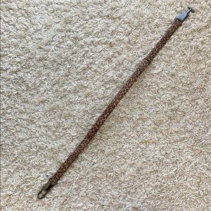 Adjustable cheetah print fashion belt!